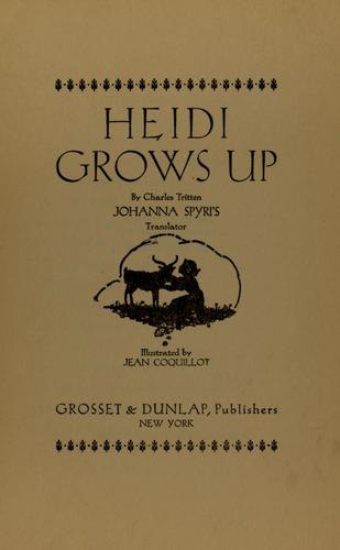 Cover of Heidi Grows Up