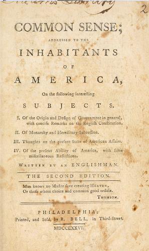 Cover of Common Sense